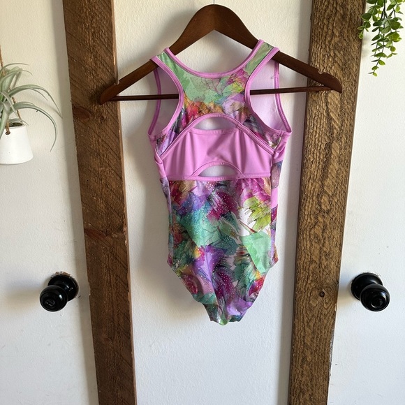 Capezio Future Star Girls Vibrant Multi Color Dance Leotard One-Piece Size Small - Picture 5 of 16